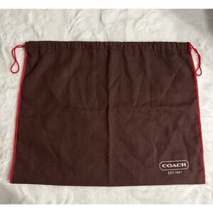 y2k COACH Brown Dust Bag